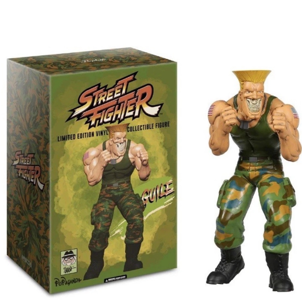 Popaganda Camouflage street fighter guile 15’ figure
